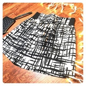 NWOT Black and White A Byer Skirt